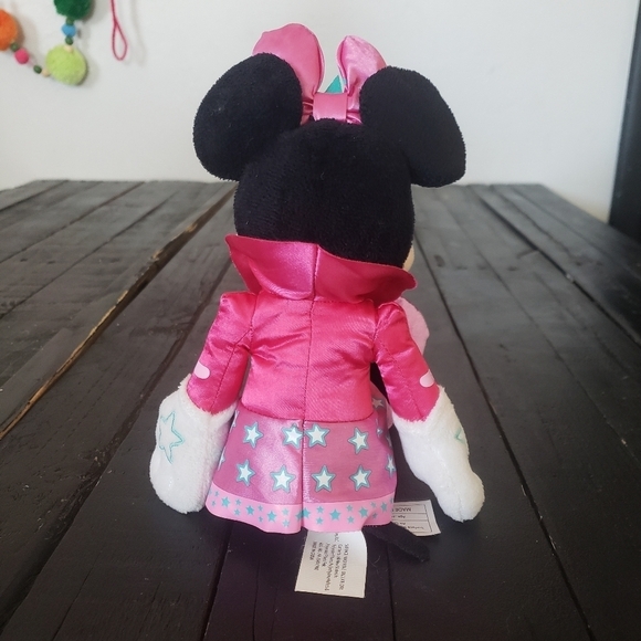 Disney Minnie Mouse Stuffed Plush Animal Toy Soft Pink Cartoon Character - Picture 2 of 5